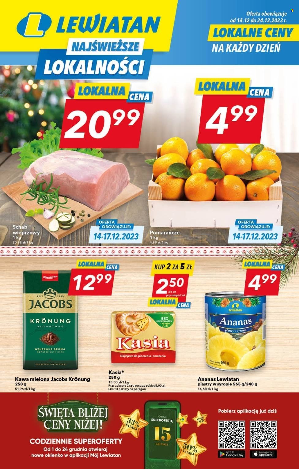 Gazetka Lewiatan - 14.12.2023 - 24.12.2023. Strona 1