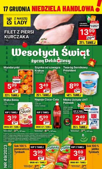 Gazetka Delikatesy Centrum - 14.12.2023 - 26.12.2023.