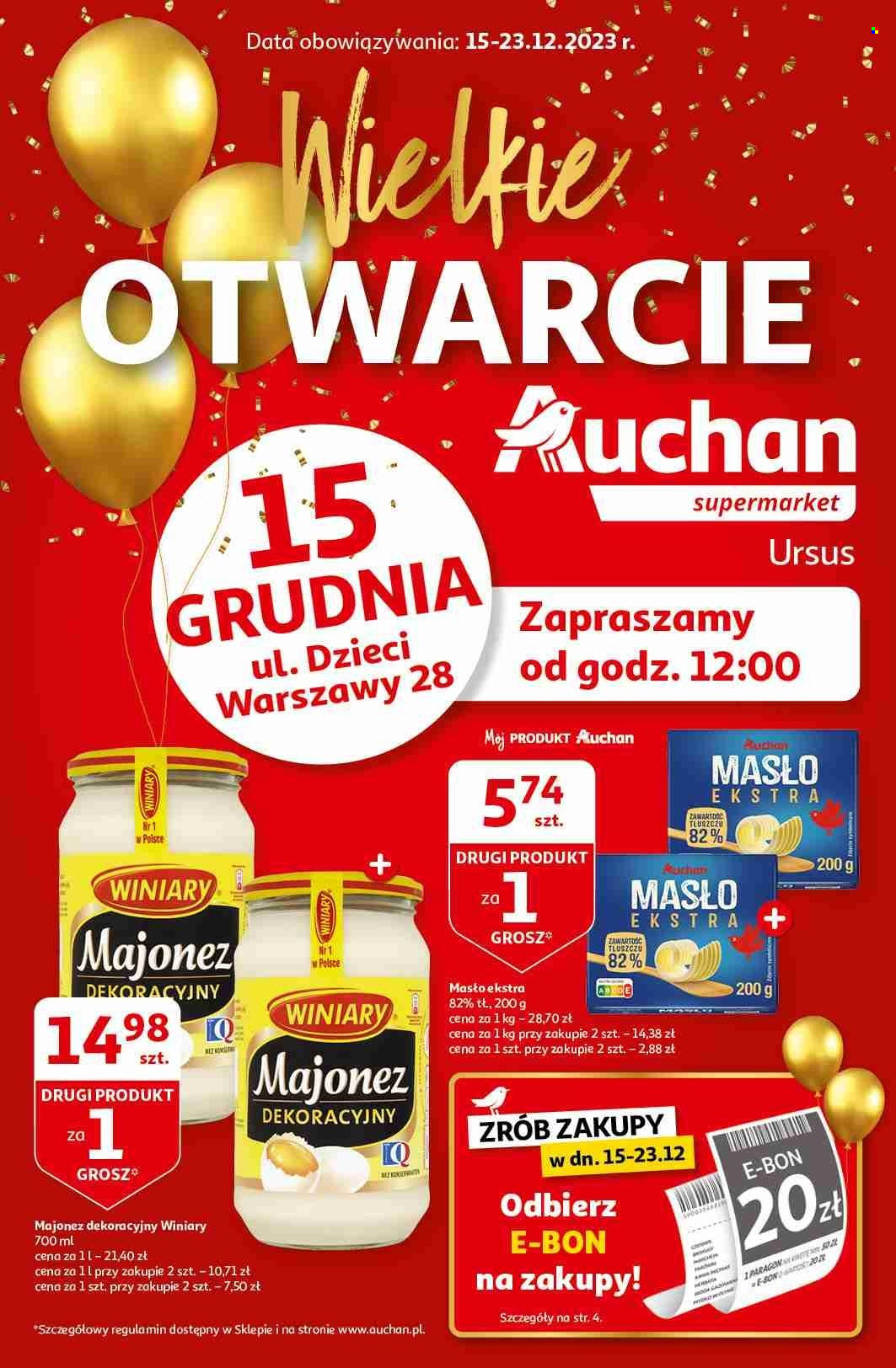Gazetka Auchan - 15.12.2023 - 23.12.2023. Strona 1