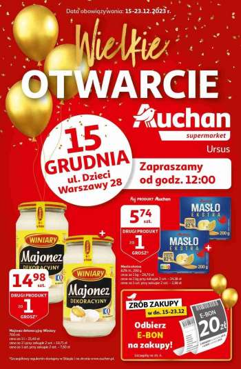 Gazetka Auchan - 15.12.2023 - 23.12.2023.