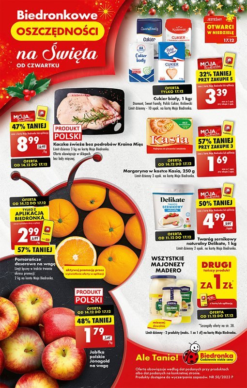 Gazetka Biedronka - 14.12.2023 - 20.12.2023. Strona 1