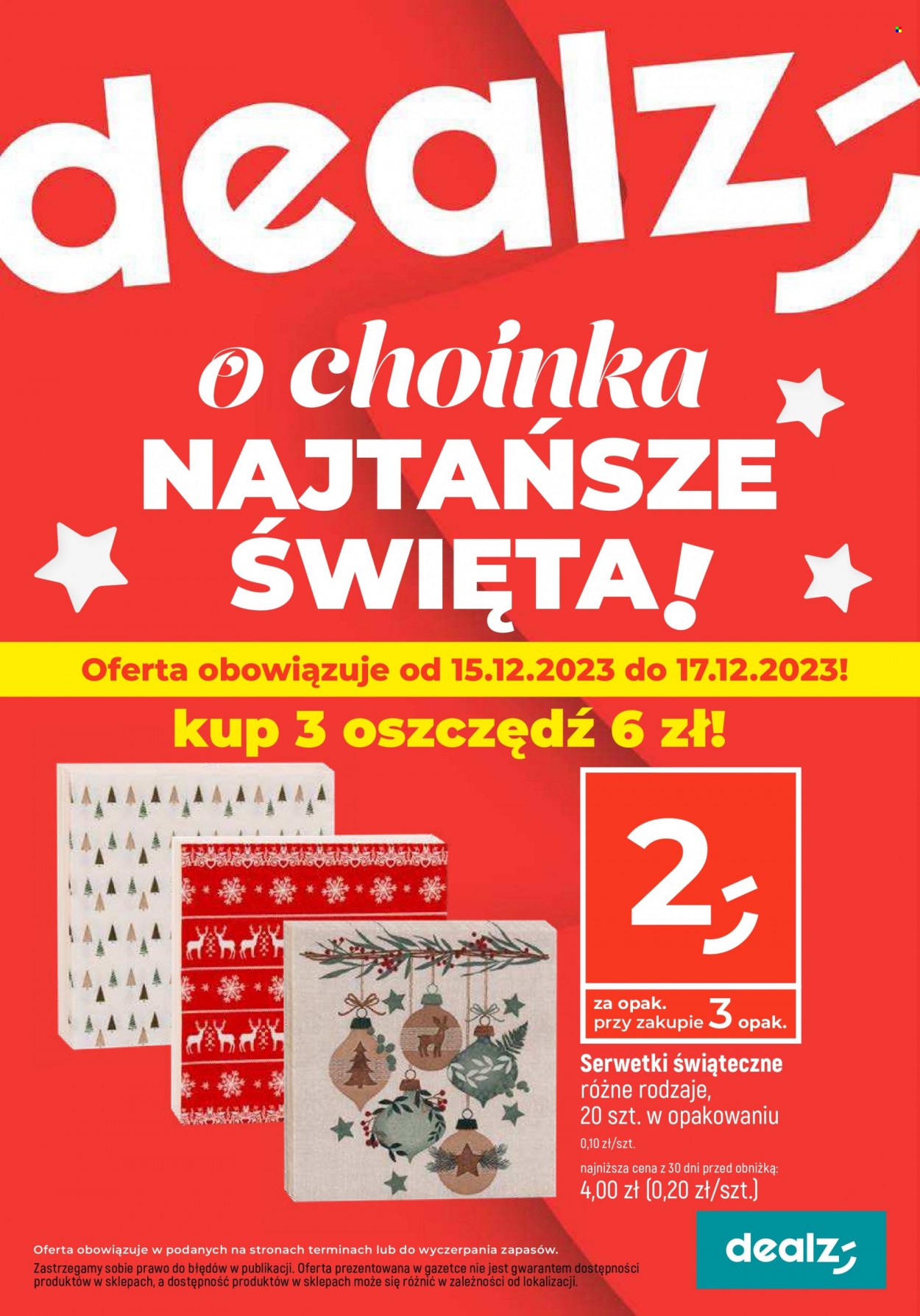 Gazetka Dealz - 15.12.2023 - 17.12.2023. Strona 1