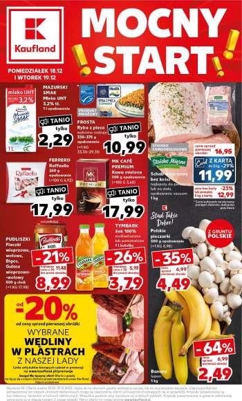 Gazetka Kaufland - 18.12.2023 - 19.12.2023.