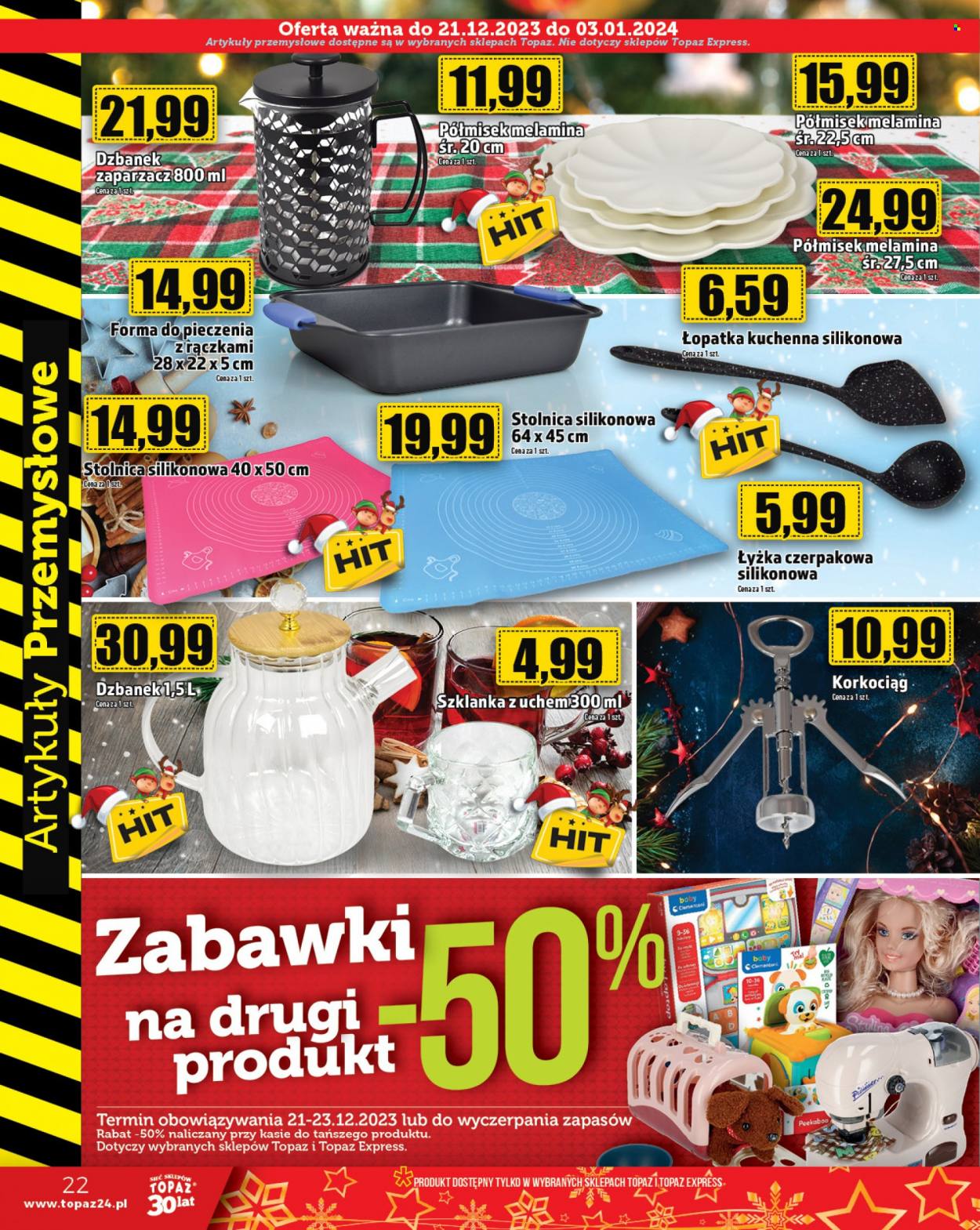 Gazetka Topaz - 21.12.2023 - 27.12.2023. Strona 22
