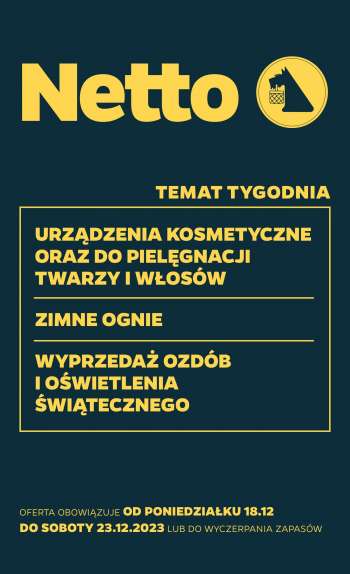 Gazetka Netto - 18.12.2023 - 23.12.2023.