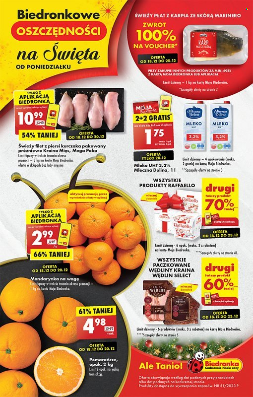 Gazetka Biedronka - 18.12.2023 - 23.12.2023. Strona 1