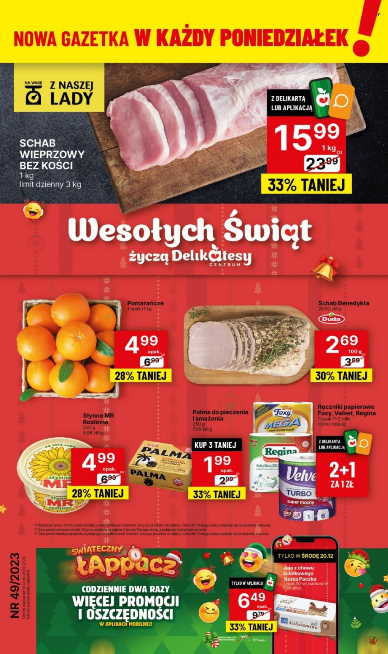 Gazetka Delikatesy Centrum - 18.12.2023 - 20.12.2023. Strona 1