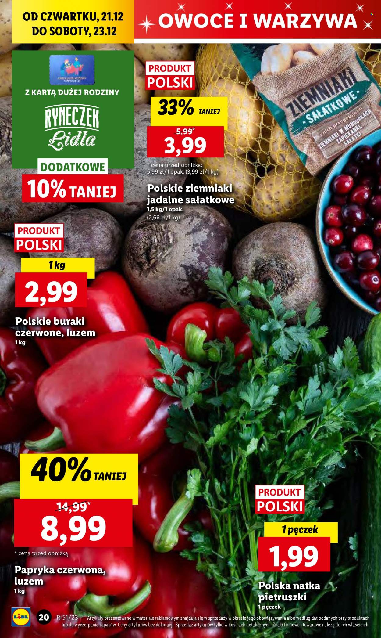 Gazetka Lidl - 21.12.2023 - 23.12.2023. Strona 20