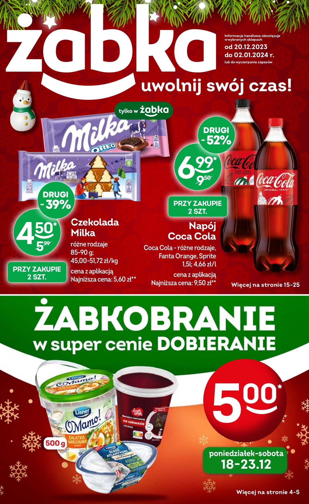 Gazetka Żabka - 20.12.2023 - 2.01.2024. Strona 1