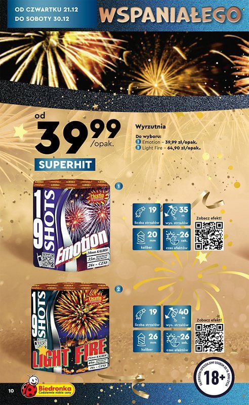 Gazetka Biedronka - 21.12.2023 - 5.01.2024. Strona 10