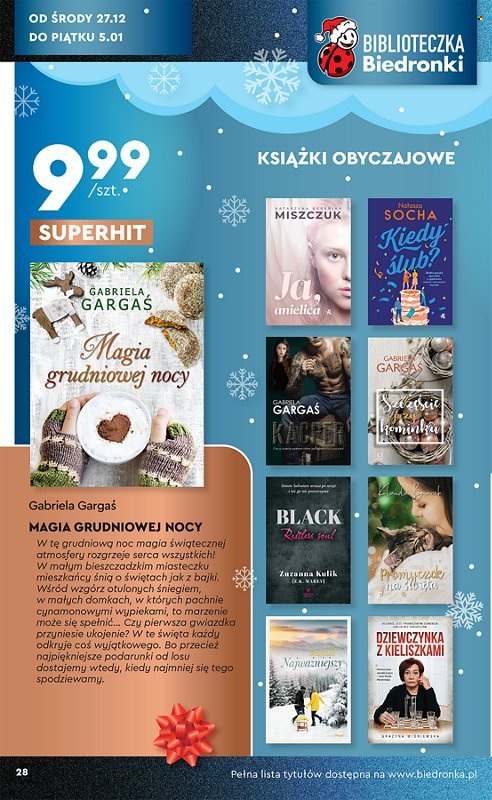 Gazetka Biedronka - 21.12.2023 - 5.01.2024. Strona 28