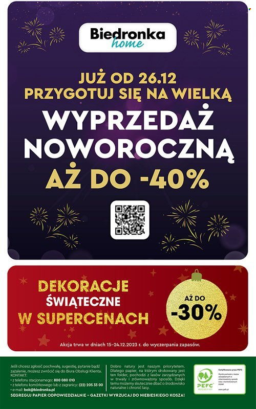 Gazetka Biedronka - 21.12.2023 - 5.01.2024. Strona 36
