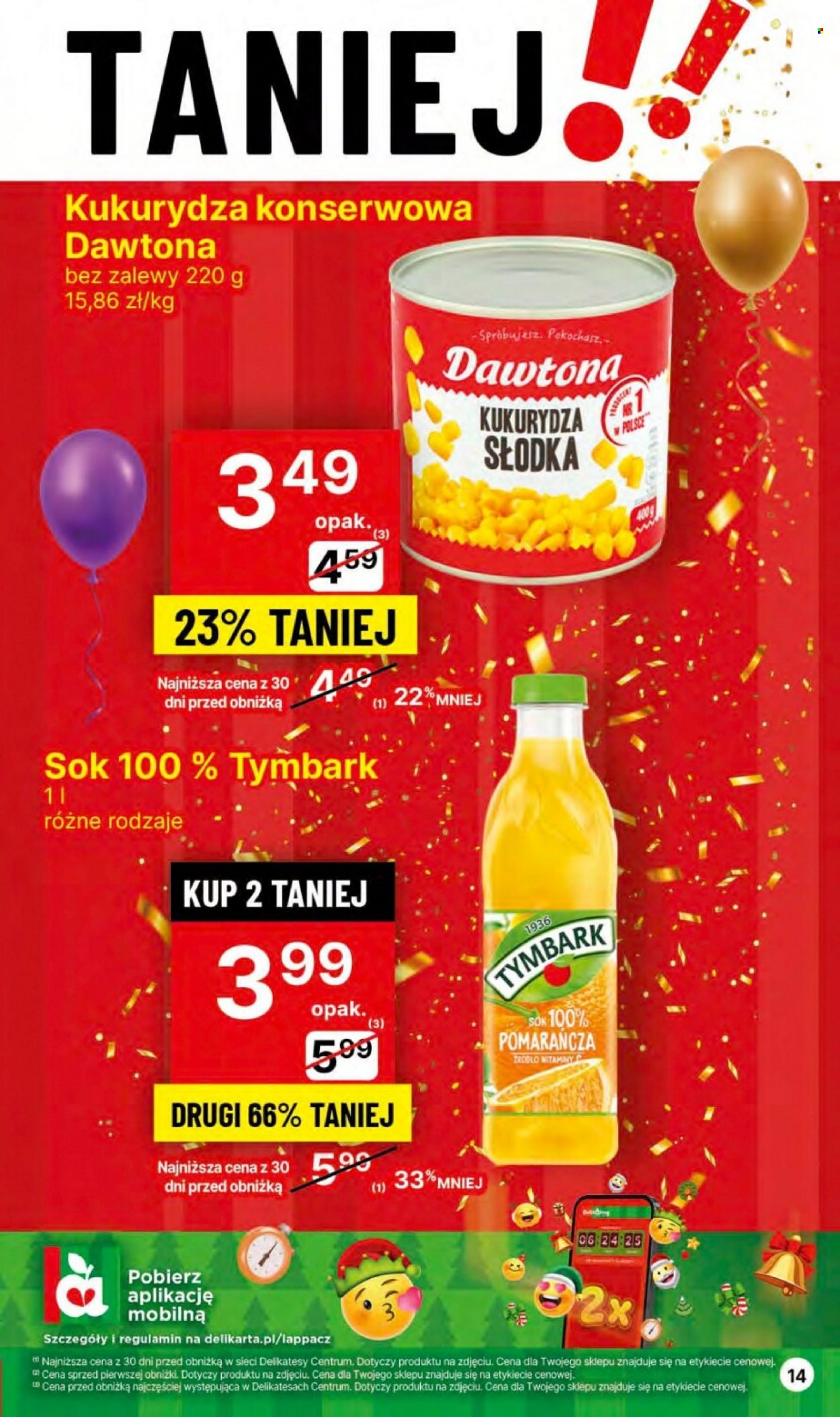 Gazetka Delikatesy Centrum - 27.12.2023 - 3.01.2024. Strona 14