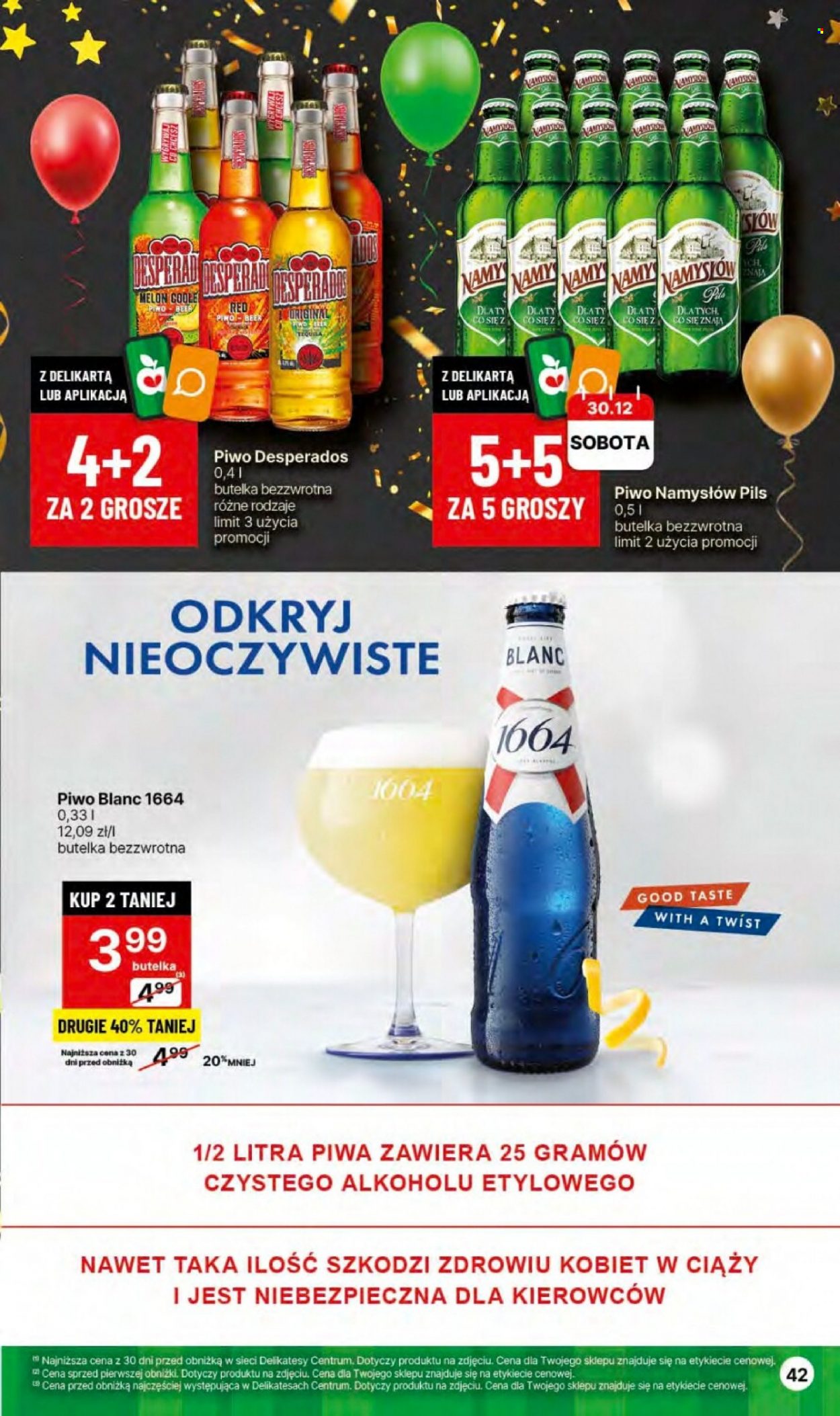 Gazetka Delikatesy Centrum - 27.12.2023 - 3.01.2024. Strona 42