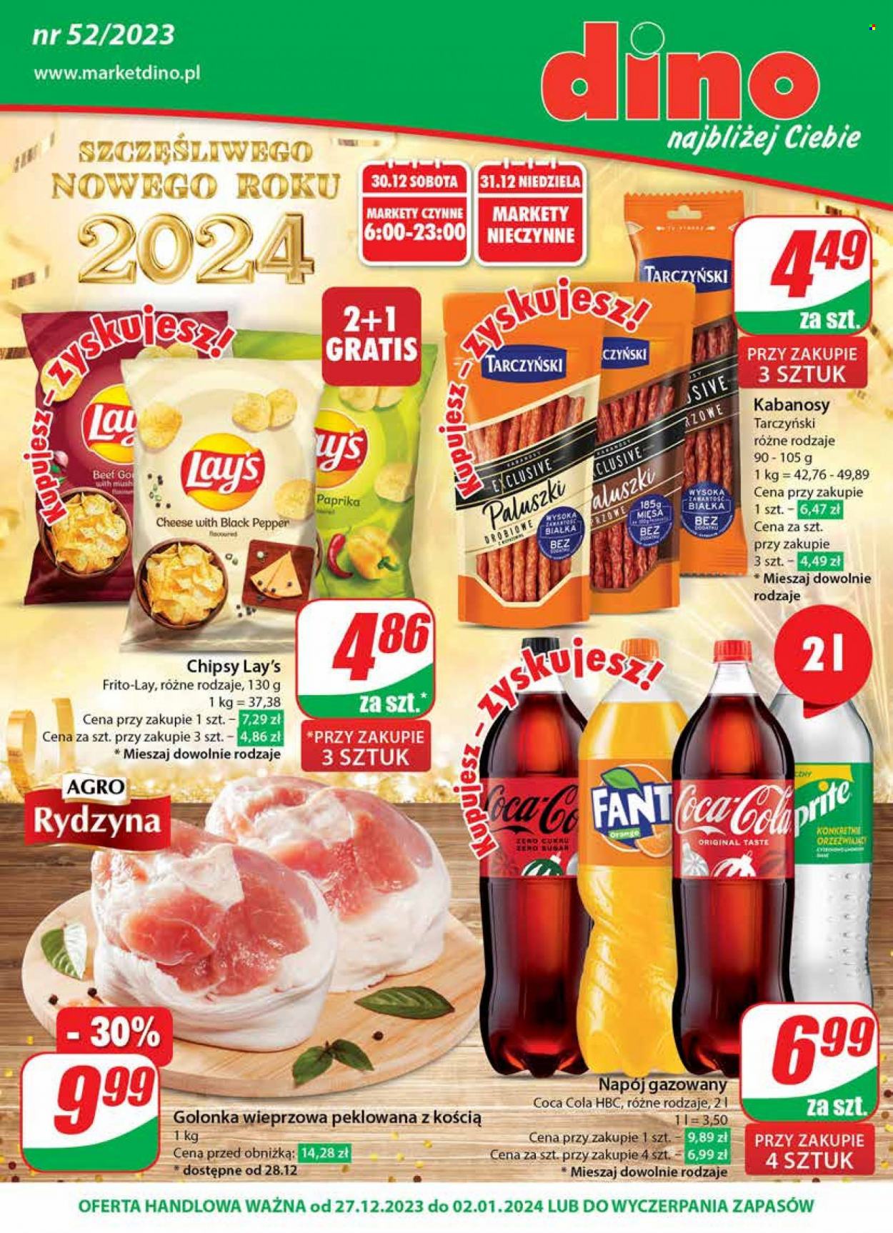 Gazetka Dino - 27.12.2023 - 2.01.2024. Strona 1