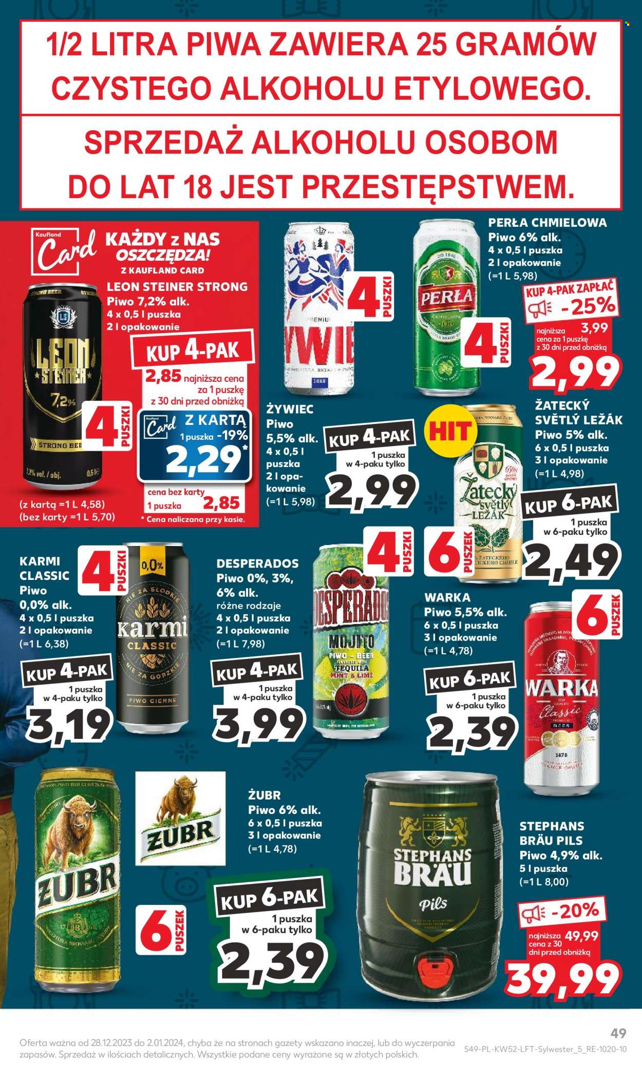 Gazetka Kaufland - 28.12.2023 - 2.01.2024. Strona 49