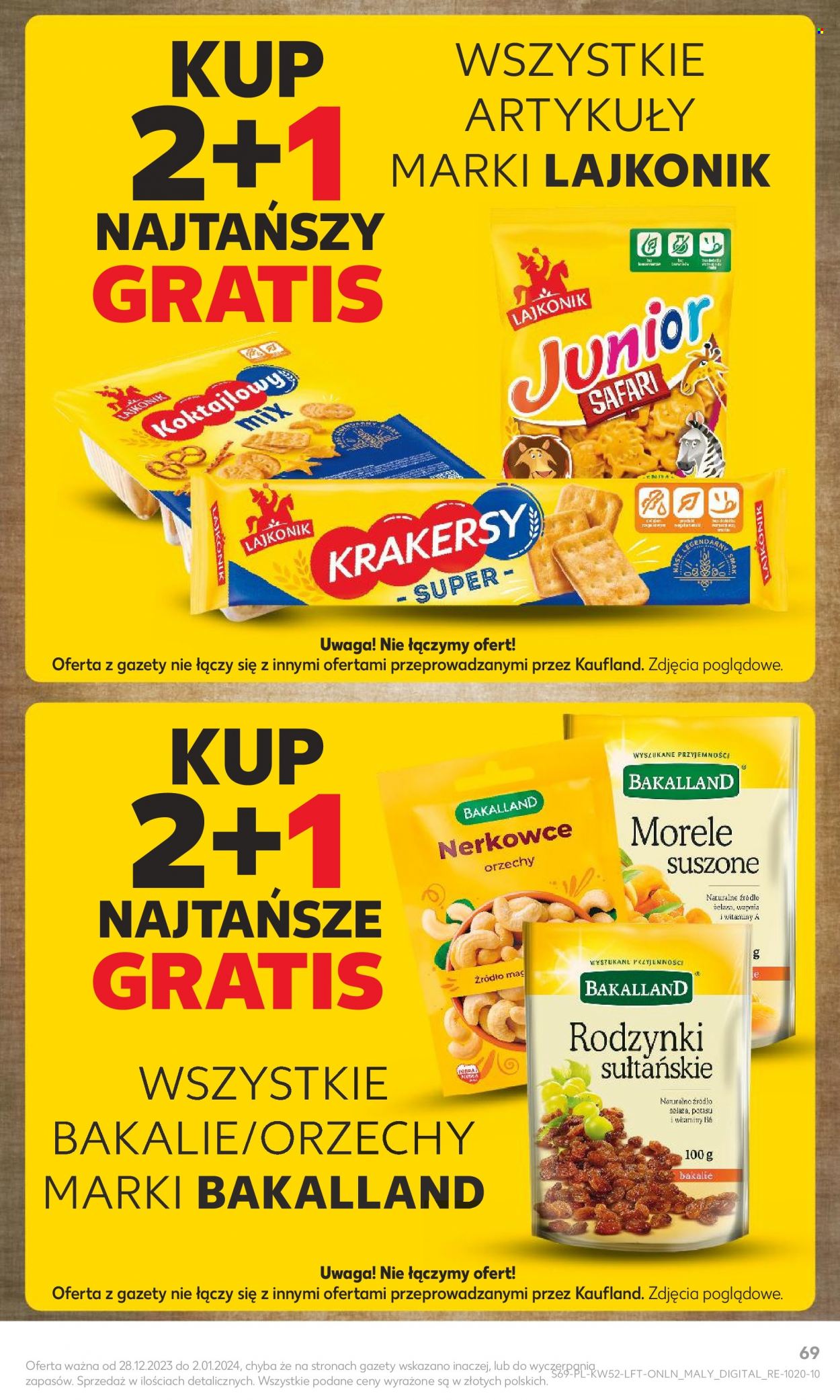 Gazetka Kaufland - 28.12.2023 - 2.01.2024. Strona 69