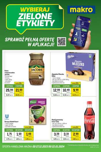 Gazetka Makro - 27.12.2023 - 22.01.2024.