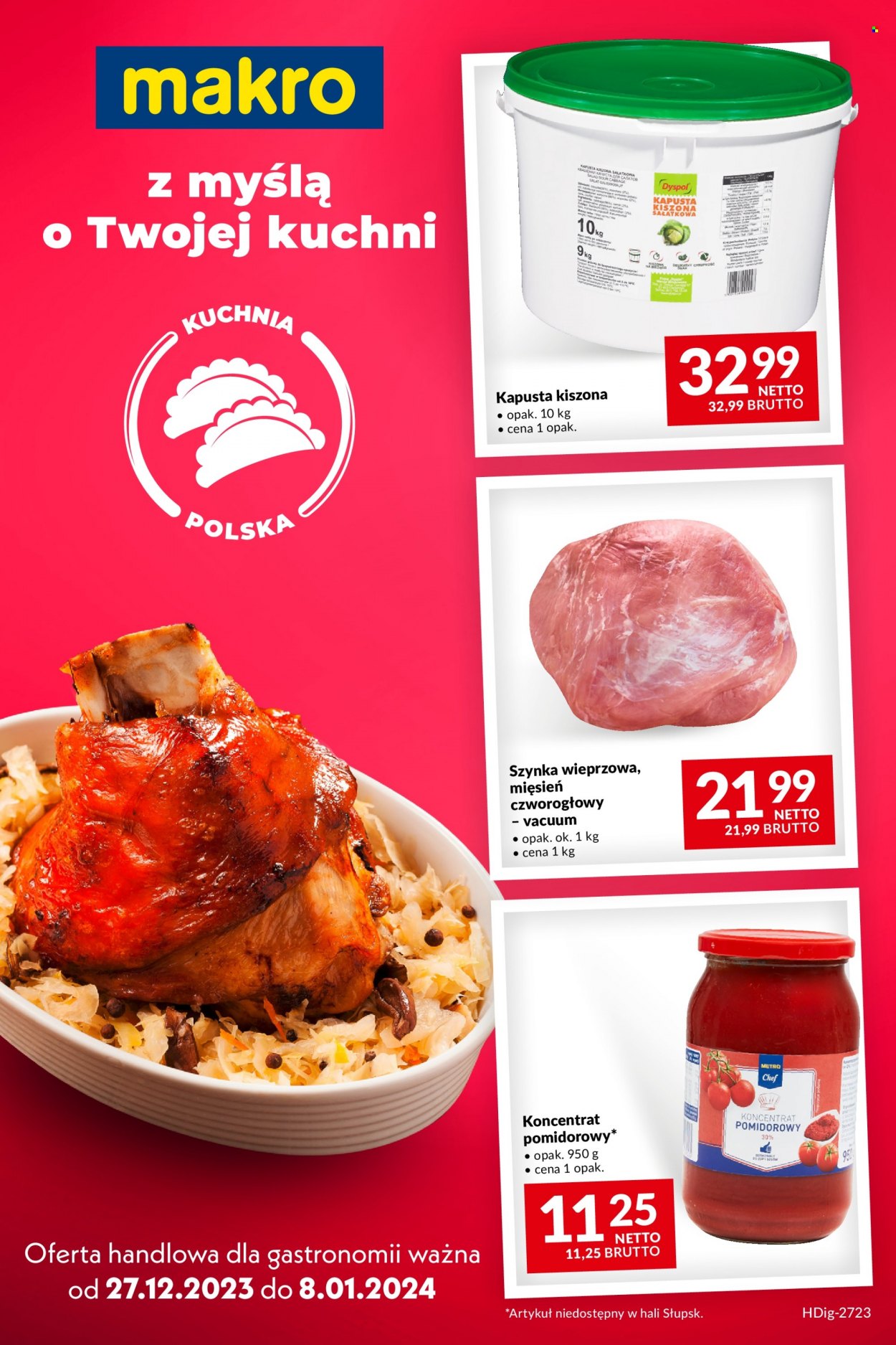 Gazetka Makro - 27.12.2023 - 8.01.2024. Strona 1