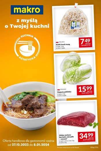 Gazetka Makro - 27.12.2023 - 8.01.2024.
