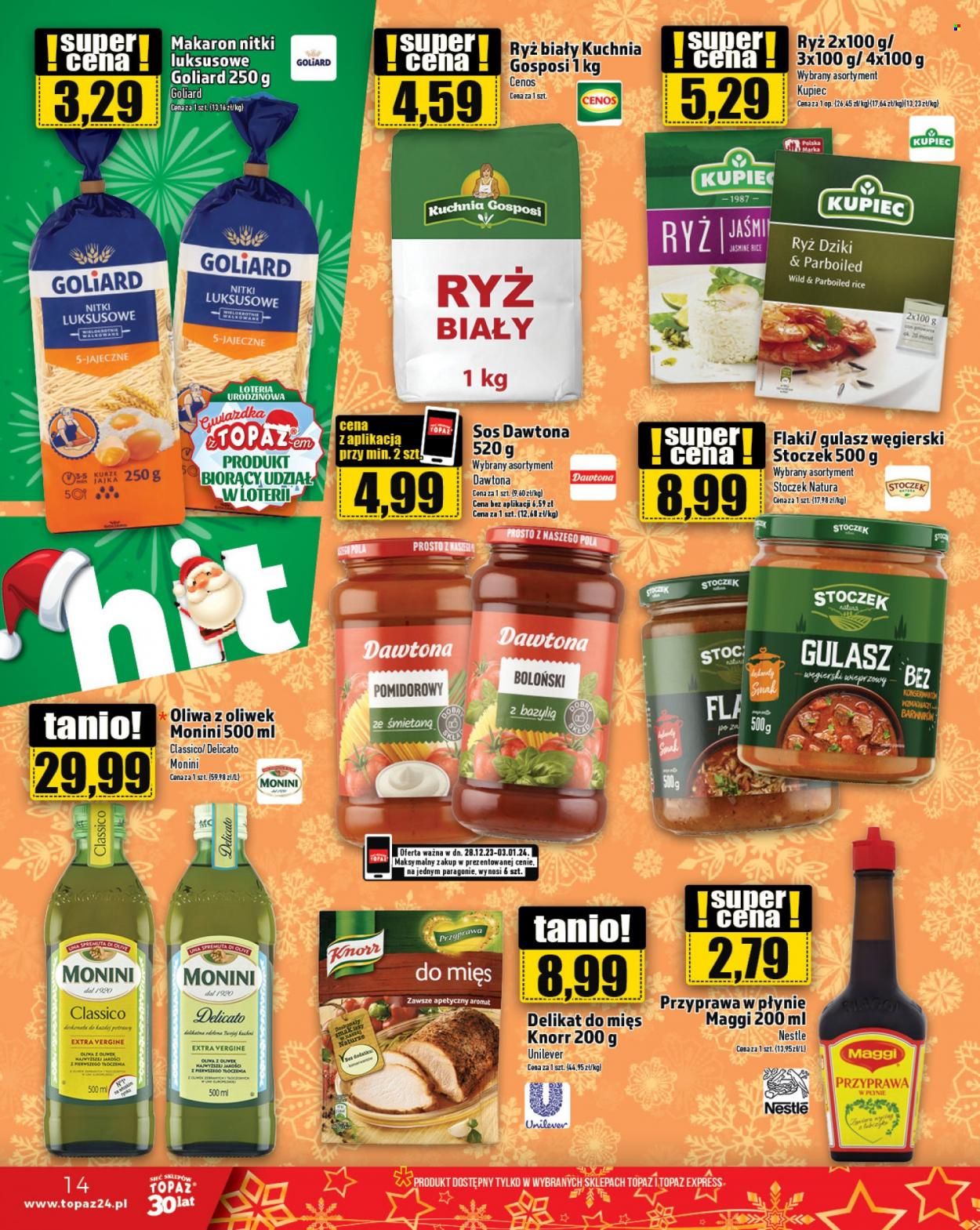 Gazetka Topaz - 28.12.2023 - 3.01.2024. Strona 14