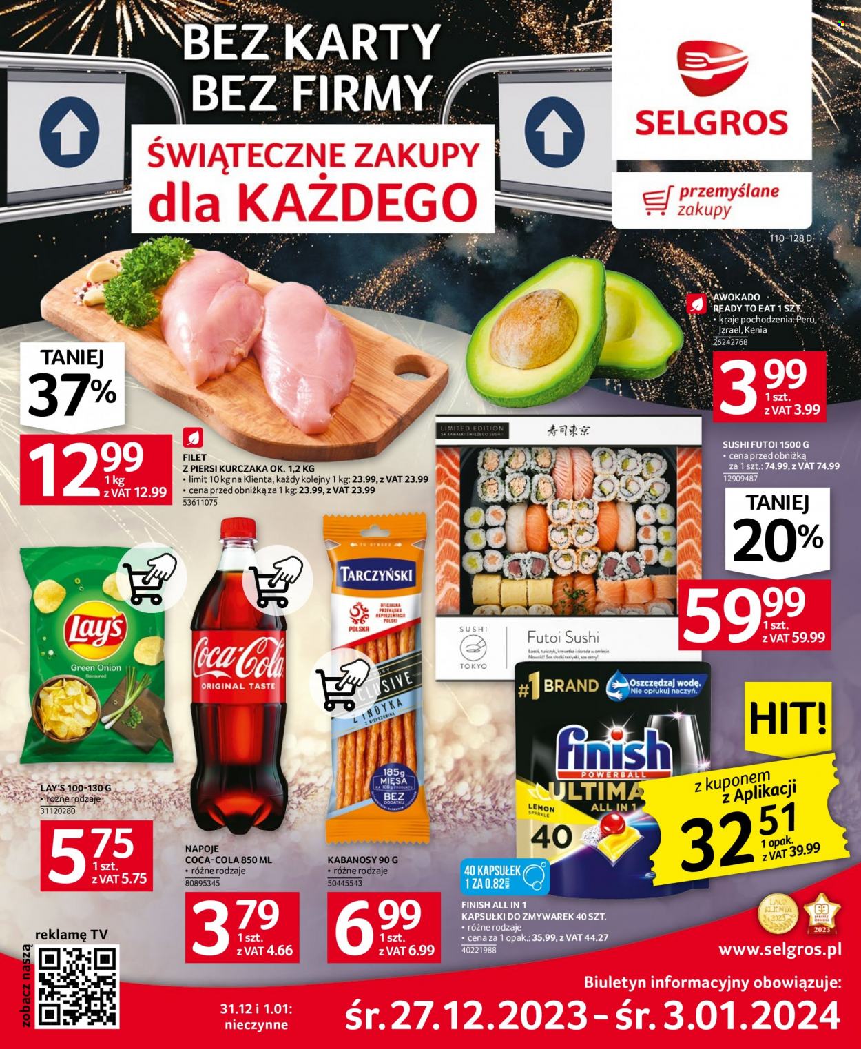 Gazetka Selgros - 27.12.2023 - 3.01.2024. Strona 1