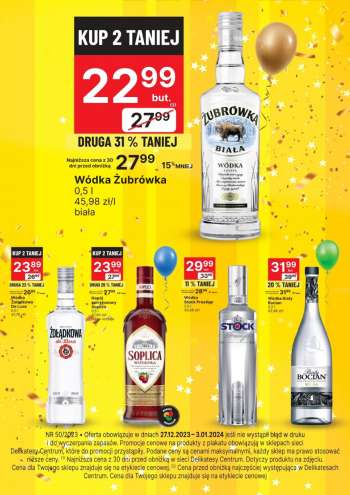 Gazetka Delikatesy Centrum - 27.12.2023 - 3.01.2024.