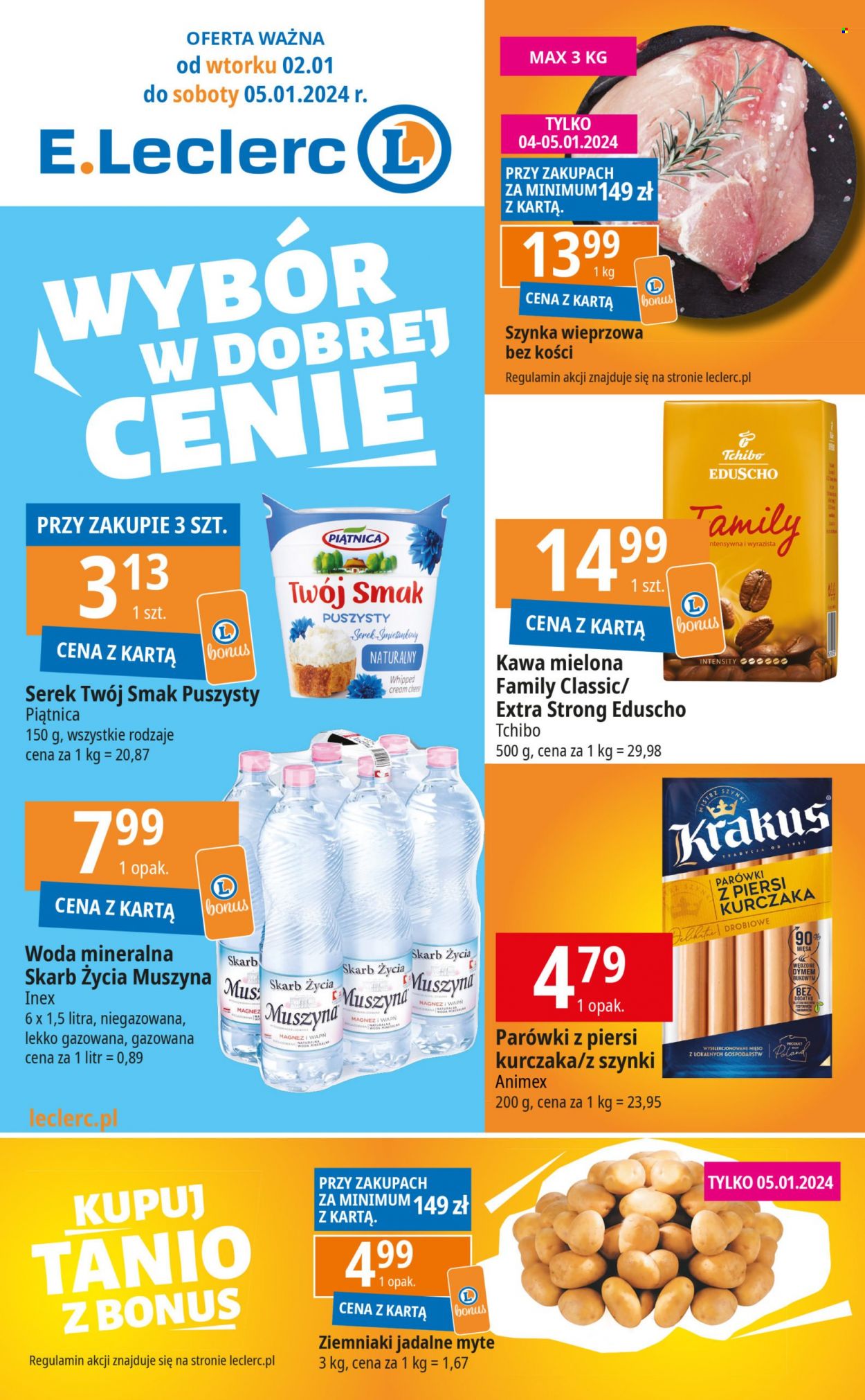 Gazetka E.Leclerc - 2.01.2024 - 5.01.2024. Strona 1