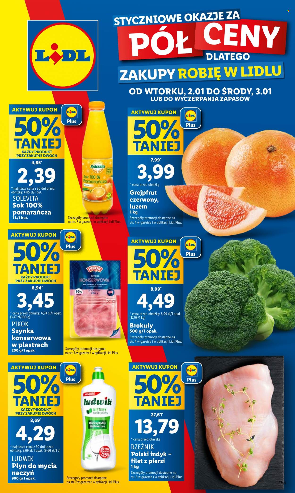 Gazetka Lidl - 2.01.2024 - 3.01.2024. Strona 1
