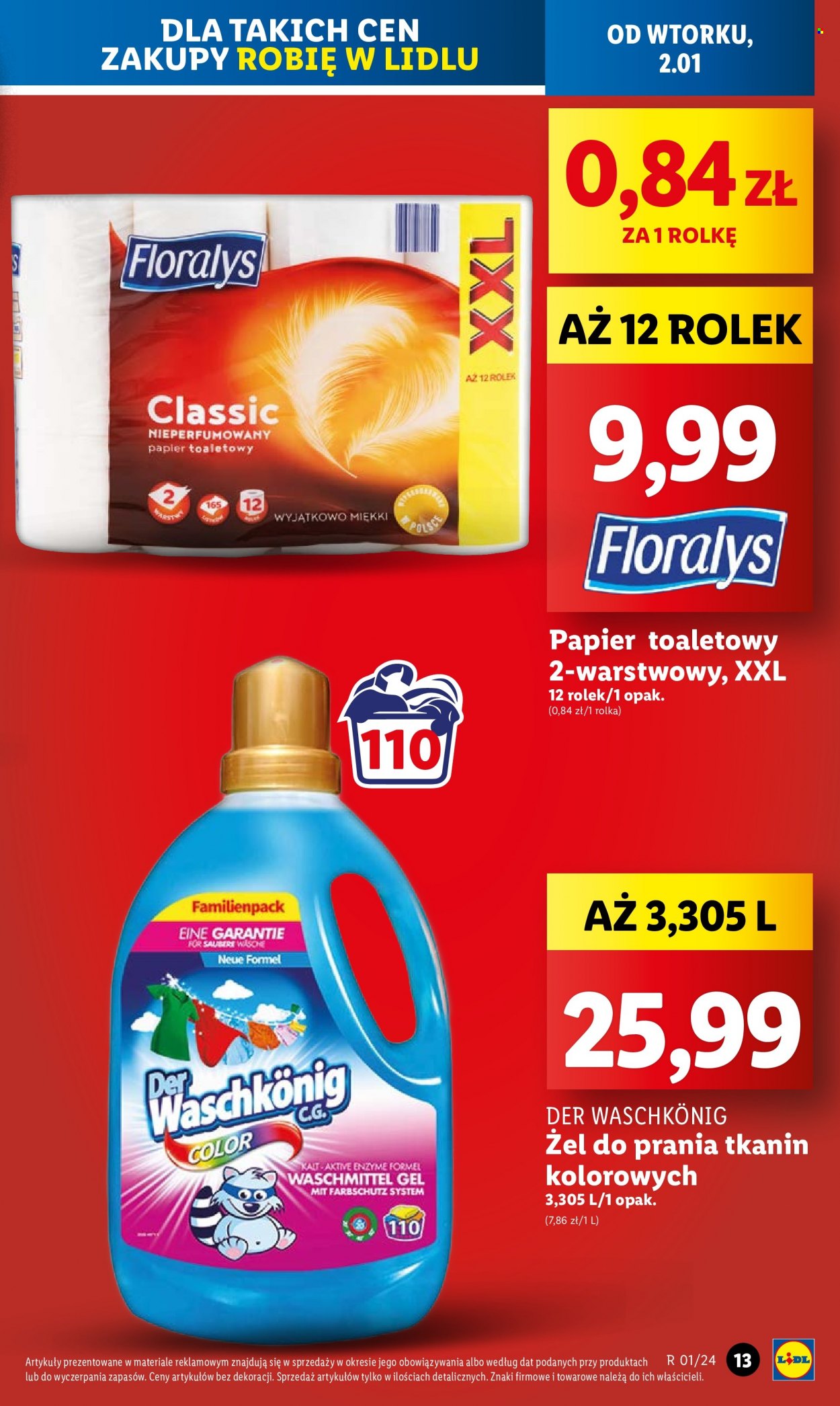 Gazetka Lidl - 2.01.2024 - 3.01.2024. Strona 13