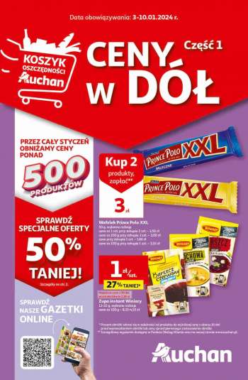 Gazetka Auchan - 3.01.2024 - 10.01.2024.