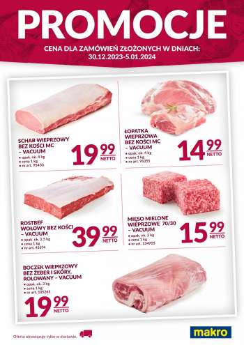 Gazetka Makro - 30.12.2023 - 5.01.2024.