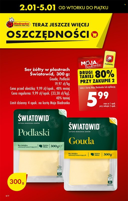 Gazetka Biedronka - 2.01.2024 - 5.01.2024. Strona 6