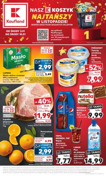 Gazetka Kaufland - 3.01.2024 - 10.01.2024.