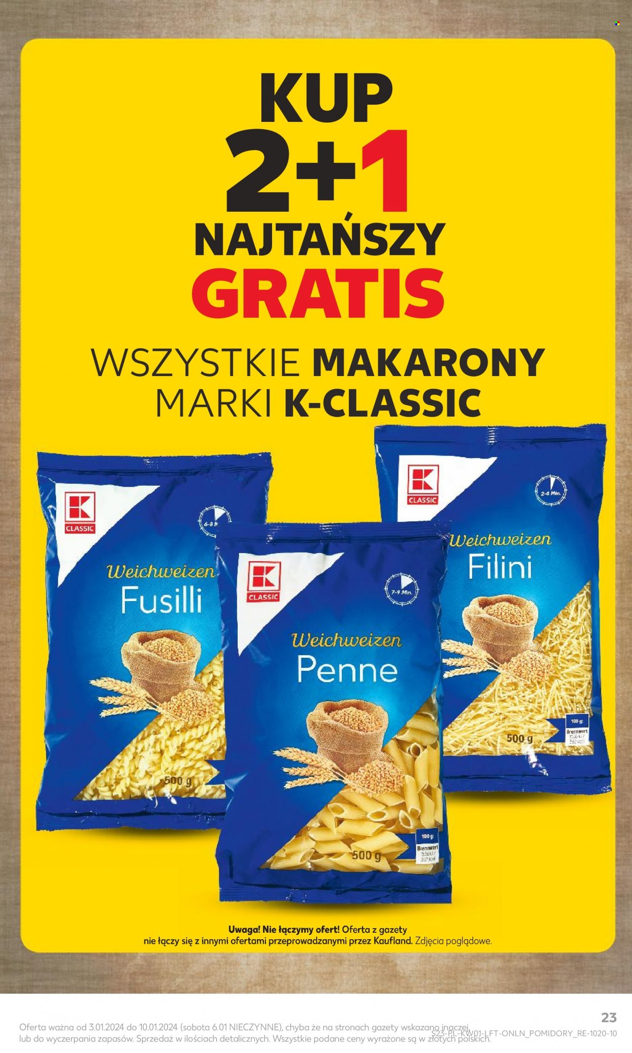 Gazetka Kaufland - 3.01.2024 - 10.01.2024. Strona 23