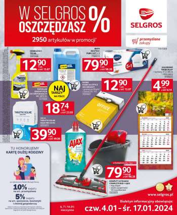 Gazetka Selgros - 4.01.2024 - 17.01.2024.