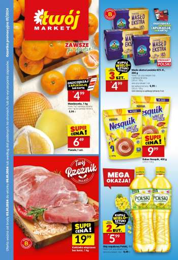 Gazetka Twój Market - 3.01.2024 - 9.01.2024.