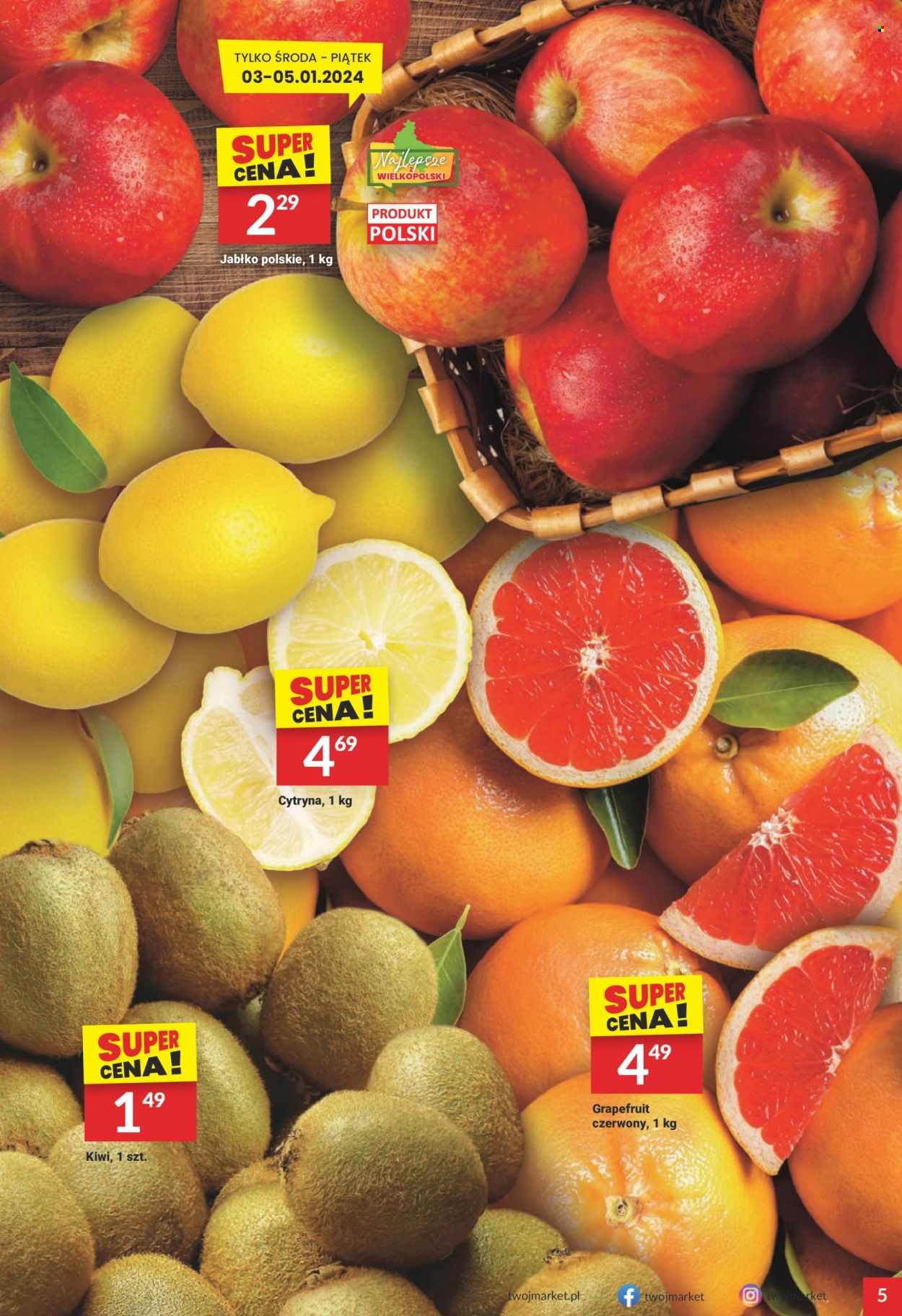 Gazetka Twój Market - 3.01.2024 - 9.01.2024. Strona 5