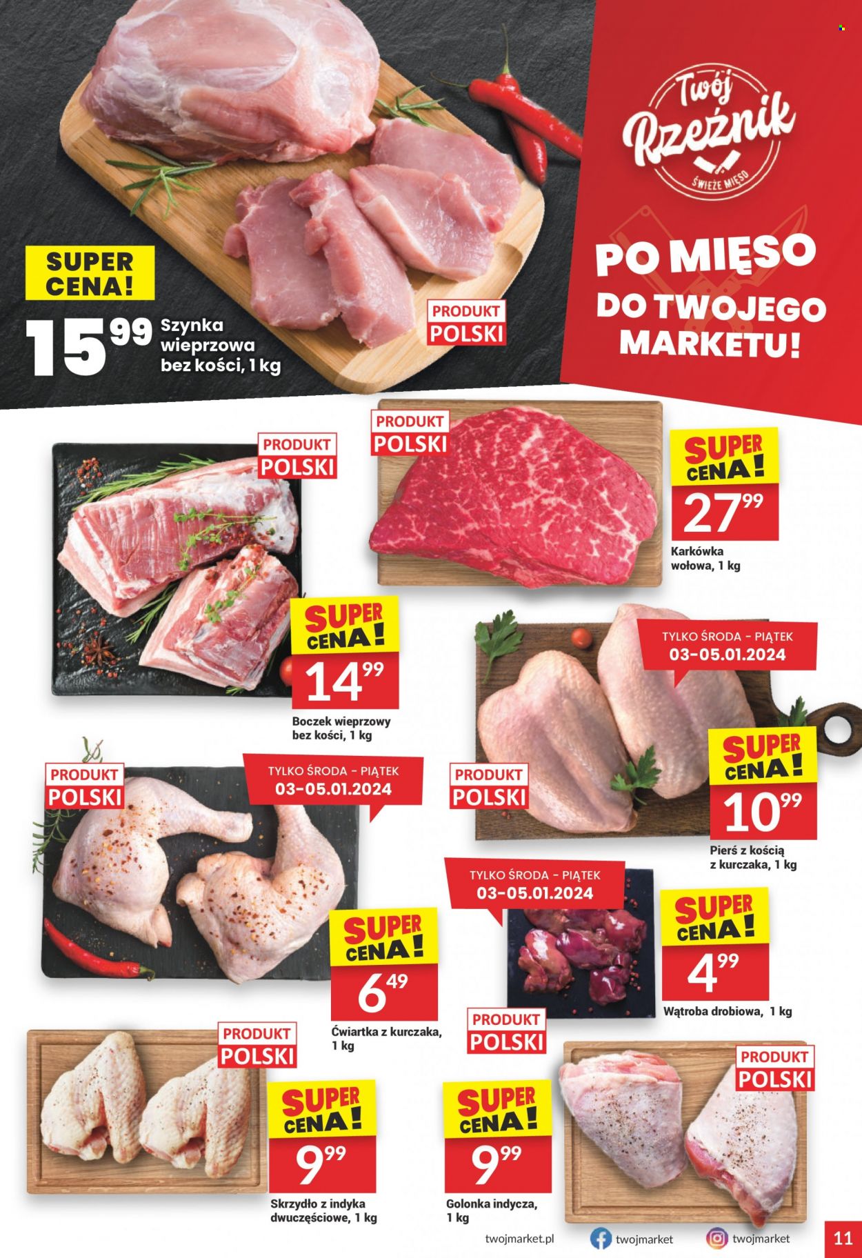 Gazetka Twój Market - 3.01.2024 - 9.01.2024. Strona 11