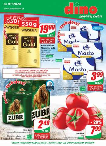 Gazetka Dino - 3.01.2024 - 9.01.2024.