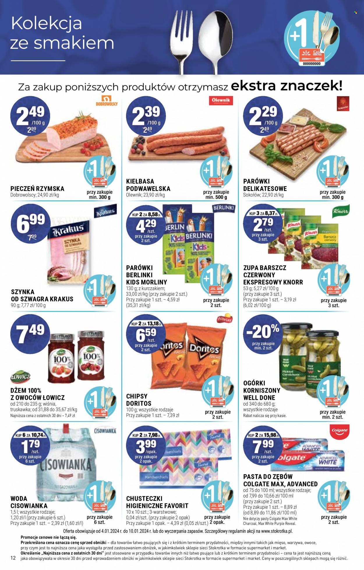 Gazetka Stokrotka Supermarket - 4.01.2024 - 10.01.2024. Strona 12