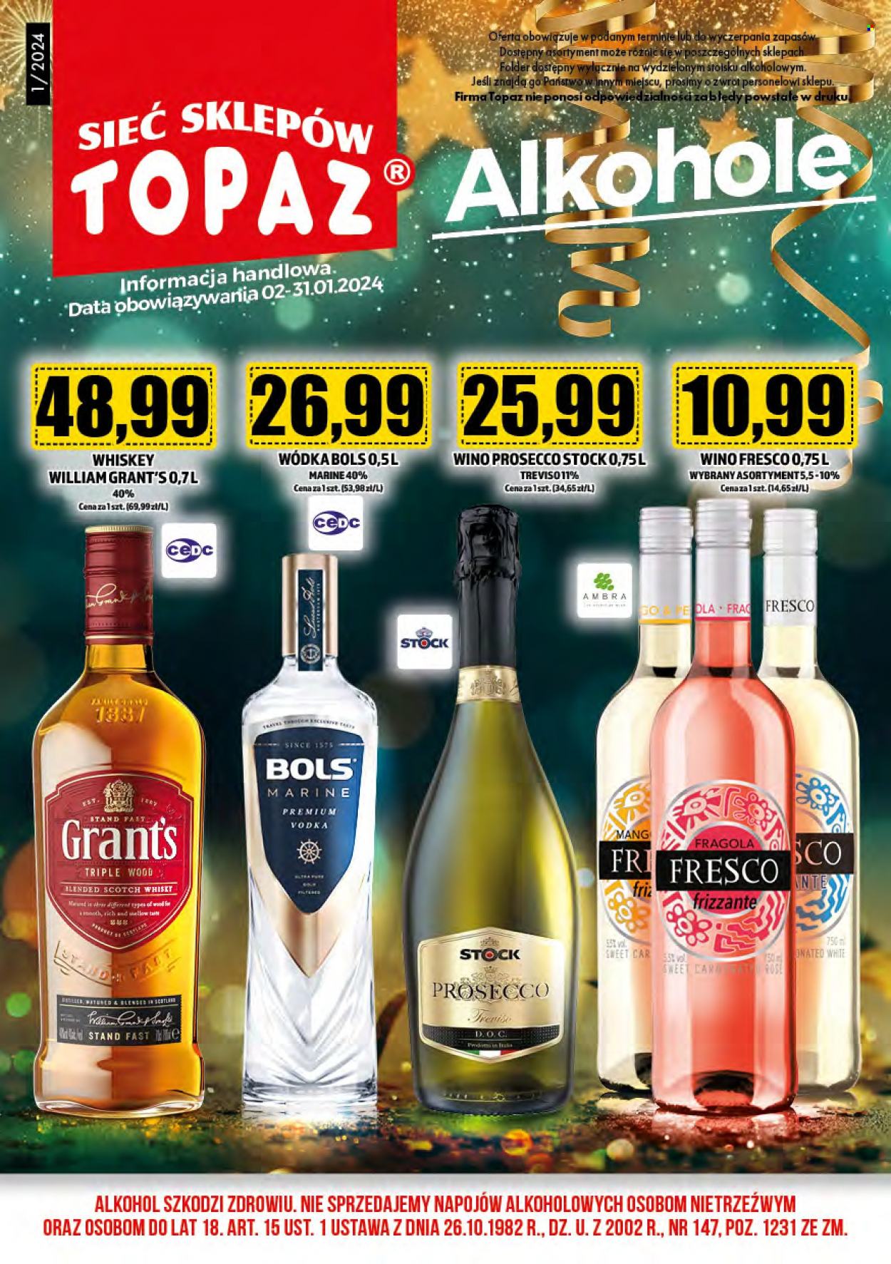 Gazetka Topaz - 2.01.2024 - 31.01.2024. Strona 1
