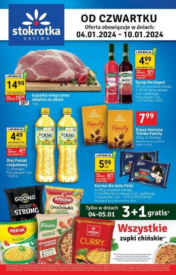 Gazetka Stokrotka Optima - 4.01.2024 - 10.01.2024.