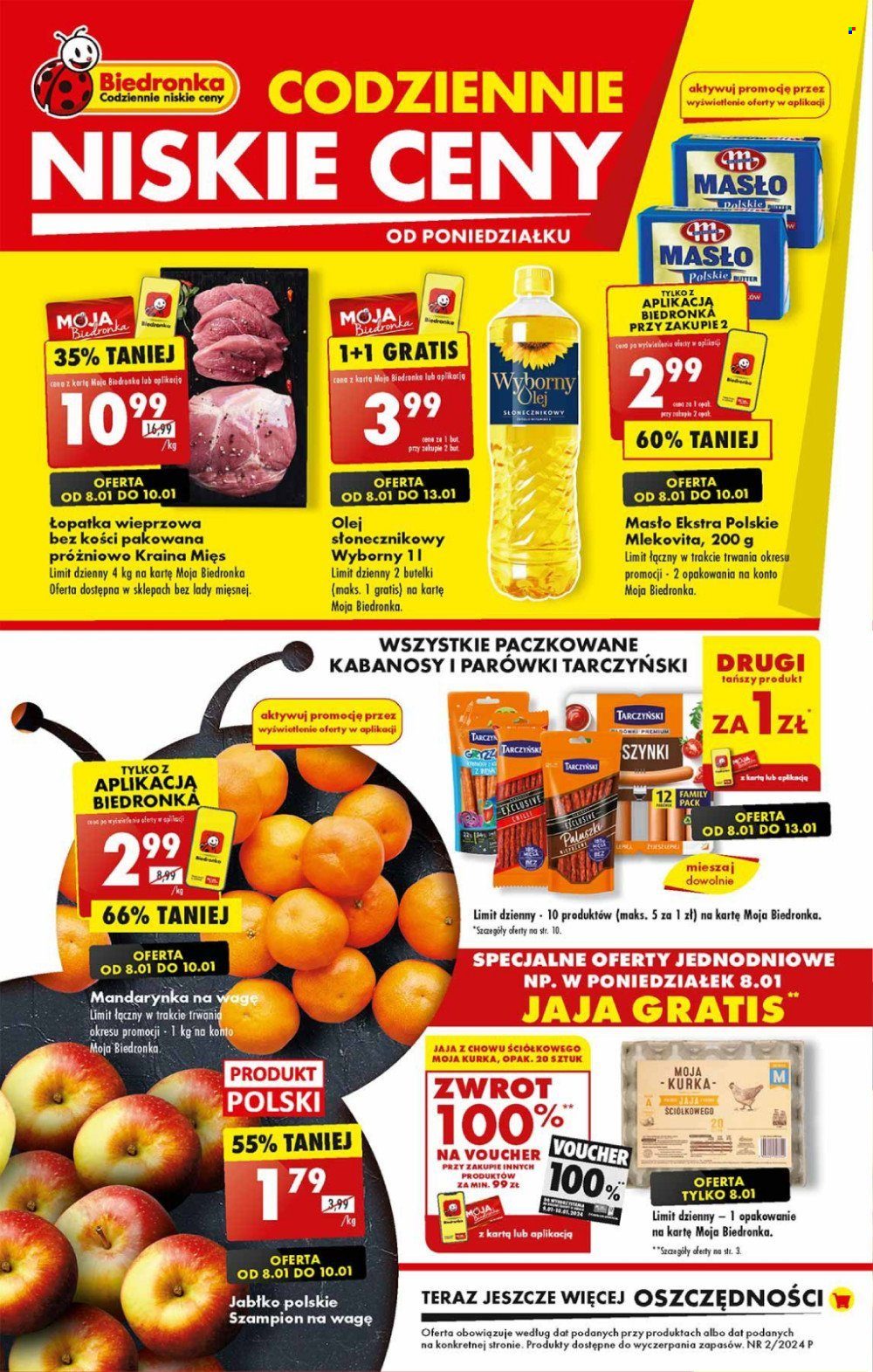 Gazetka Biedronka - 8.01.2024 - 13.01.2024. Strona 1