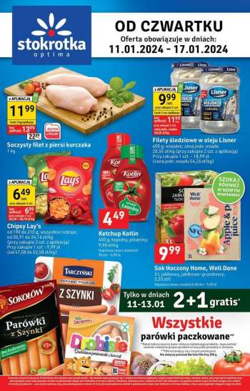 Gazetka Stokrotka Optima - 11.01.2024 - 17.01.2024.