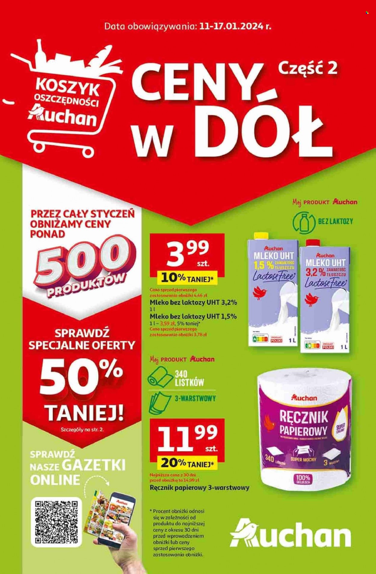 Gazetka Auchan - 11.01.2024 - 17.01.2024. Strona 1