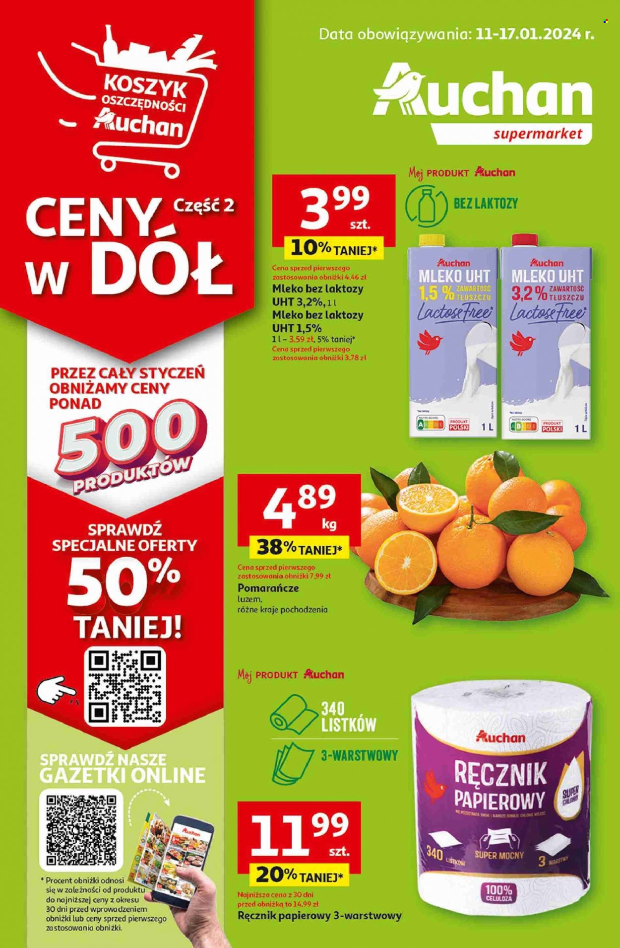Gazetka Auchan - 11.01.2024 - 17.01.2024. Strona 1