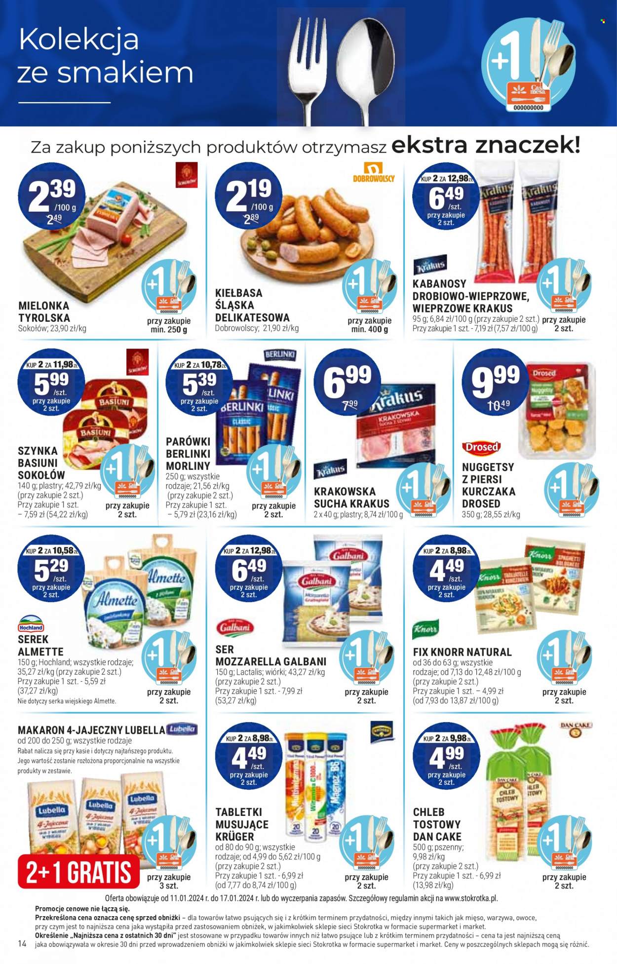 Gazetka Stokrotka Supermarket - 11.01.2024 - 17.01.2024. Strona 14