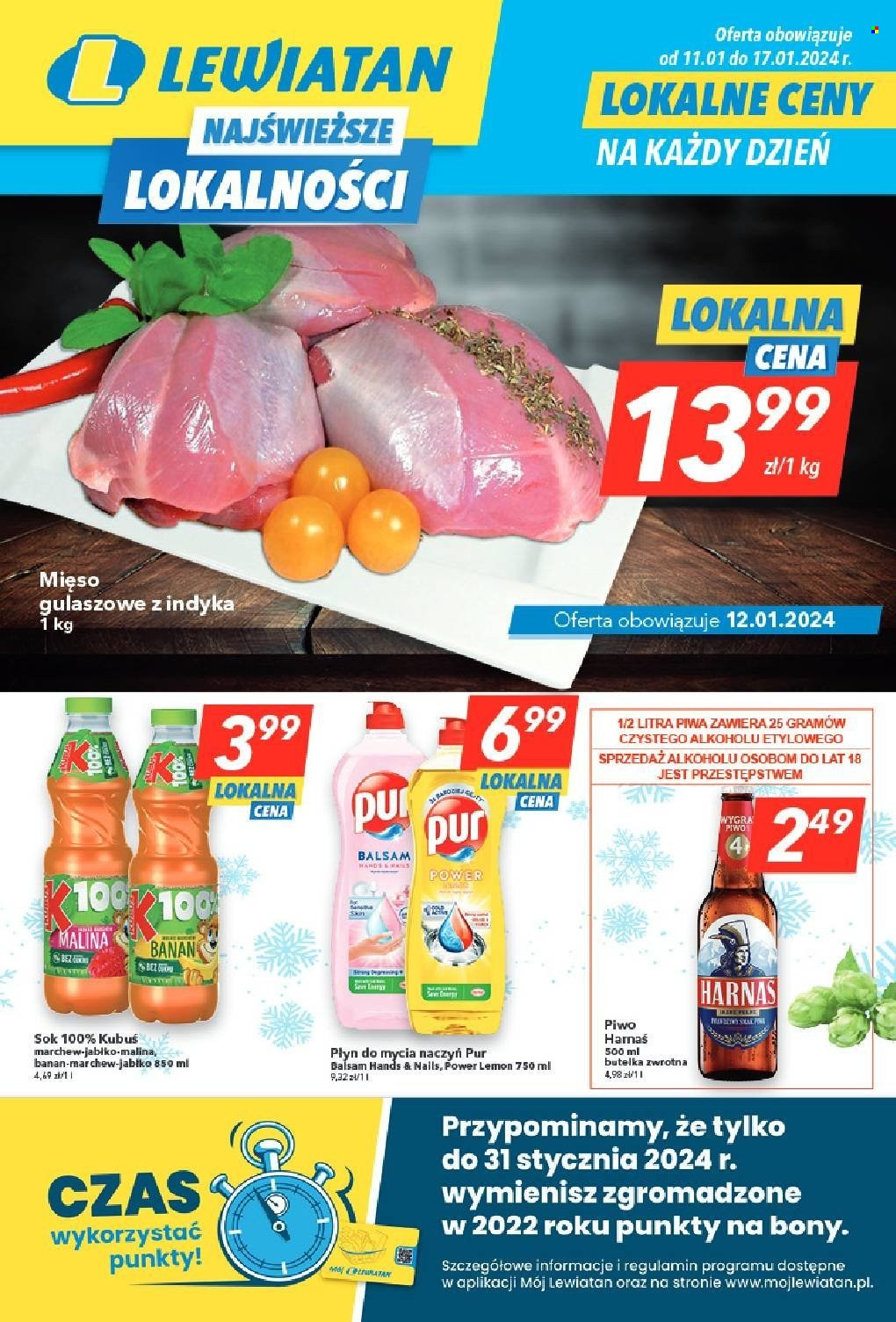 Gazetka Lewiatan - 11.01.2024 - 17.01.2024. Strona 1