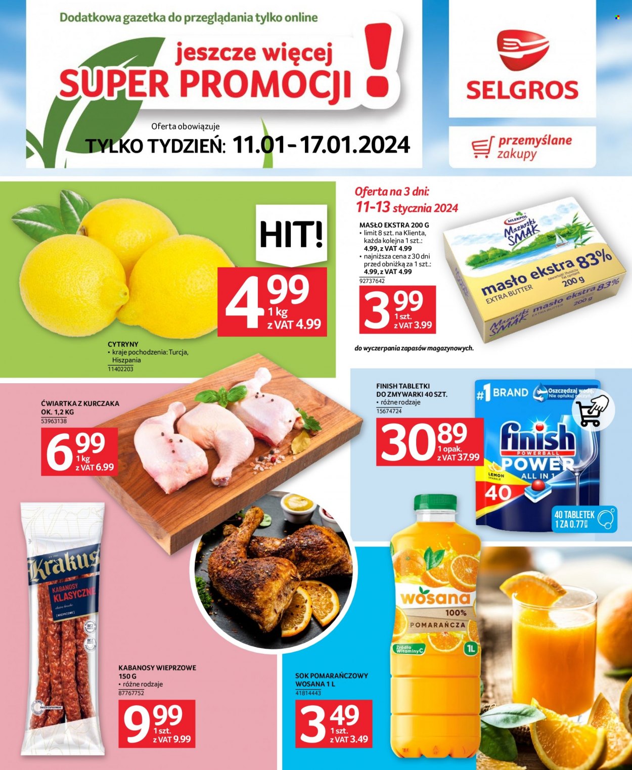 Gazetka Selgros - 11.01.2024 - 17.01.2024. Strona 1